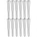 Kit 12 Pés de Metal 60 CM Hairpin Legs Mesa de Canto Aparador Preto G41