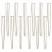 Kit 12 Pés de Metal 90 CM Hairpin Legs Aparador e Mesa de Canto Dourado G41