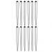 Kit 12 Pés de Metal 90 CM Hairpin Legs Aparador e Mesa de Canto Preto G41