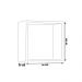 Kit 15 Nichos Organizador 30x30cm Branco G01 - Gran Belo
