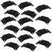 Kit 16 Chapinhas Chapa Elevada Fixação Pés Palito Rosca 5/16 Preto G59