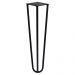 Kit 16 Pés de Metal 25 CM Hairpin Legs Mesas de Centro Puffs Preto G41