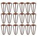 Kit 18 Pés de Metal 15 CM Hairpin Legs Mesas de Centro Puffs Bronze G41