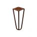 Kit 18 Pés de Metal 15 CM Hairpin Legs Mesas de Centro Puffs Bronze G41