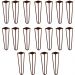 Kit 18 Pés de Metal 25 CM Hairpin Legs Rack e Puffs Bronze G41