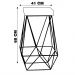 Kit 2 Banqueta Decorativa Kathy Base Bronze Veludo Bege G41 - Gran Belo