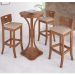 Kit 2 Banquetas Decorativas Sala de Jantar Dora com Estofado Linho Bege G42 - Gran Belo