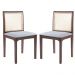 Kit 2 Cadeira Decorativa Sala de Jantar Steve Amêndoa G55 - Gran Belo