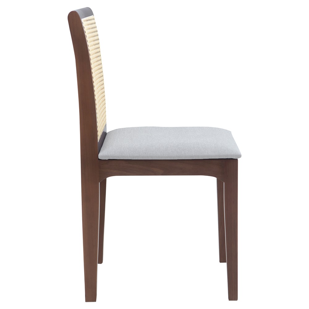 Kit 2 Cadeira Decorativa Sala de Jantar Steve Amêndoa G55 - Gran Belo