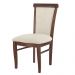 Kit 2 Cadeiras Decorativa Sala de Jantar Madeira Maciça Fabregas Facto Pérola/Capuccino/Mel G42 - Gran Belo