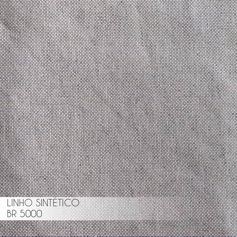 Kit 2 Cadeiras Decorativas Sala De Jantar Duque Madeira Linho Cinza G48 - Gran Belo