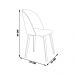 Kit 2 Cadeiras Decorativas Sala de Jantar Madeira Maciça Hadassa PU Marrom/Nogueira G13 - Gran Belo