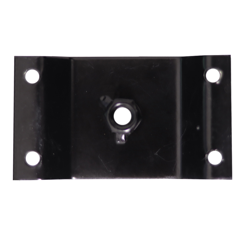 Kit 2 Chapinhas Chapa Elevada Fixação Pés Palito Rosca 5/16 Preto G59