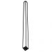Kit 2 Pés de Metal 60 CM Hairpin Legs Mesa de Canto Aparador Preto G41