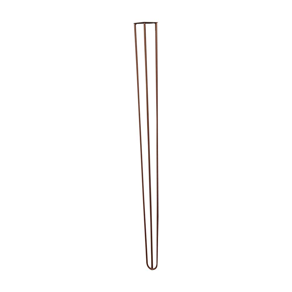 Kit 2 Pés de Metal 90 CM Hairpin Legs Aparador e Mesa de Canto Bronze G41
