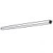 Kit 2 Pés de Metal 90 CM Hairpin Legs Aparador e Mesa de Canto Preto G41