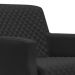 Kit 2 Poltronas Decorativa Nagoya Pés Madeira Corano Preto - Gran Belo