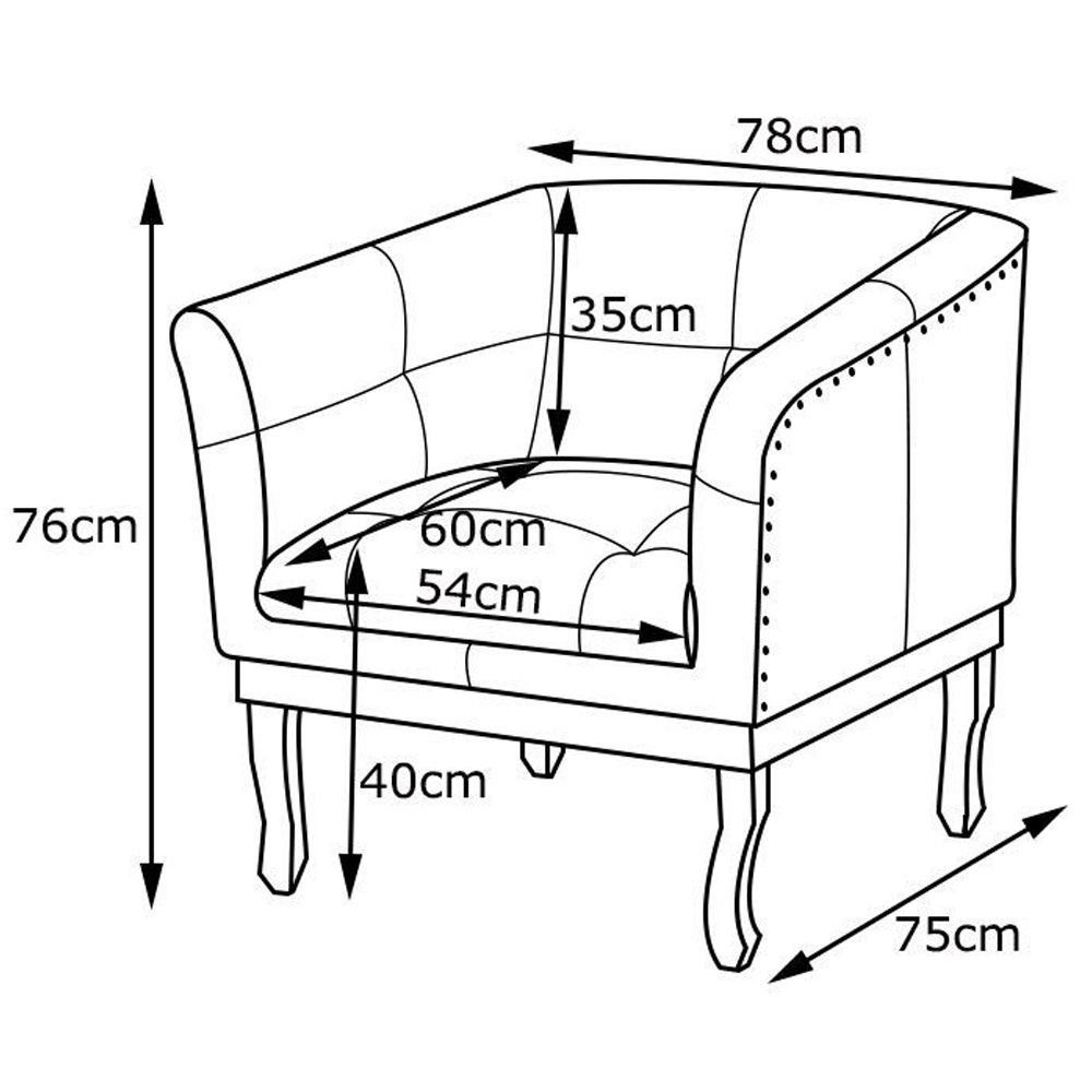 Kit 2 Poltronas Decorativa Noah Couro Bege 66 Fosco - Gran Belo