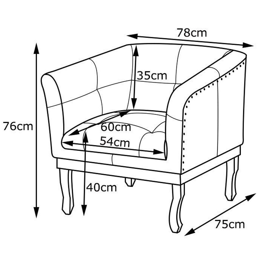 Kit 2 Poltronas Decorativa Noah Couro Branco - Gran Belo