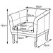Kit 2 Poltronas Decorativa Noah Couro Branco G58 - Gran Belo