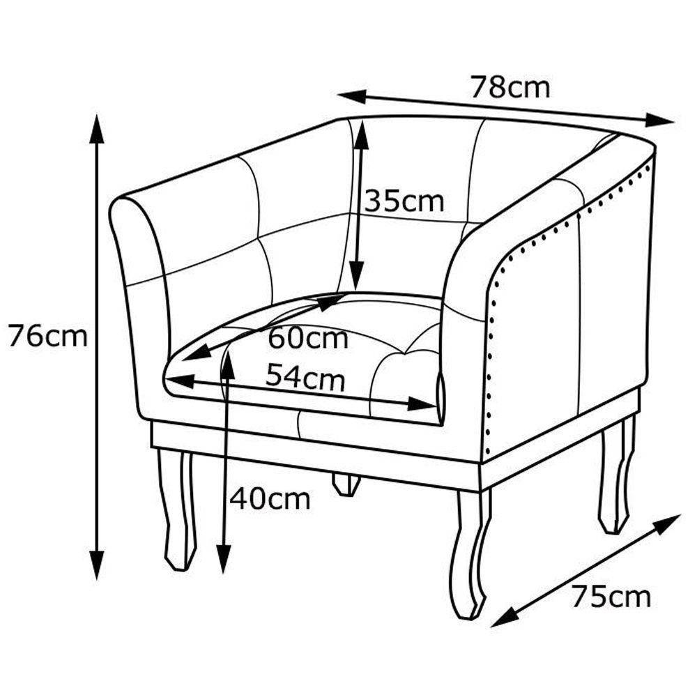 Kit 2 Poltronas Decorativa Noah Couro Branco G58 - Gran Belo
