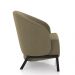 Kit 2 Poltronas Decorativa Sala de Estar kenya Pés em Ferro Veludo Preto/Castor G33 - Gran Belo