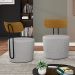 Kit 2 Poltronas Decorativas Addams Linho Cinza G45 - Gran Belo