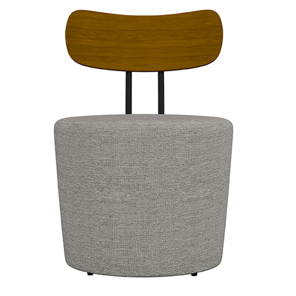 Kit 2 Poltronas Decorativas Addams Linho Cinza G45 - Gran Belo