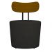 Kit 2 Poltronas Decorativas Addams PU Preto G45 - Gran Belo