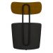 Kit 2 Poltronas Decorativas Addams PU Preto G45 - Gran Belo