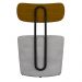 Kit 2 Poltronas Decorativas Addams Veludo Cinza G45 - Gran Belo