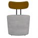 Kit 2 Poltronas Decorativas Addams Veludo Cinza G45 - Gran Belo