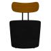 Kit 2 Poltronas Decorativas Addams Veludo Preto G45 - Gran Belo
