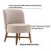 Kit 2 Poltronas Decorativas Amber Linho Bege G66 - Gran Belo