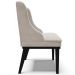 Kit 2 Poltronas Decorativas Base Fixa de Madeira Firenze Veludo Cinza/Preto G19 - Gran Belo