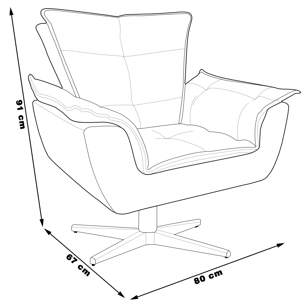 Kit 2 Poltronas Decorativas Base Giratória Cromada Charger PU Branco G19 - Gran Belo