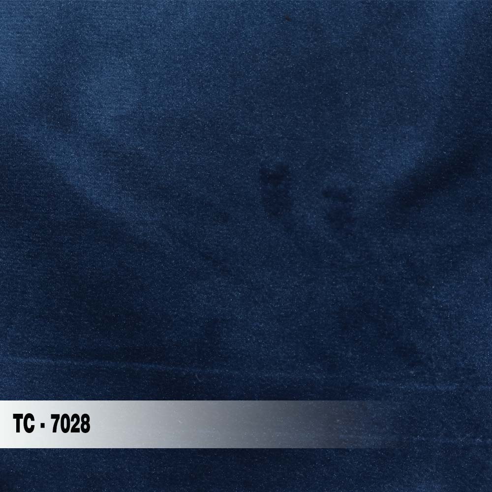 Kit 2 Poltronas Decorativas Catar com Tachas Veludo Azul Marinho G33 - Gran Belo