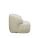 Kit 2 Poltronas Decorativas Charlote Sala de Estar Base Fixa Bouclê Bege G88 - Gran Belo