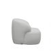 Kit 2 Poltronas Decorativas Charlote Sala de Estar Base Fixa Bouclê Cinza G88 - Gran Belo