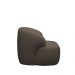 Kit 2 Poltronas Decorativas Charlote Sala de Estar Base Fixa Bouclê Marrom G88 - Gran Belo