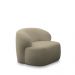 Kit 2 Poltronas Decorativas Charlote Sala de Estar Base Fixa Bouclê Nude G88 - Gran Belo