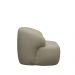 Kit 2 Poltronas Decorativas Charlote Sala de Estar Base Fixa Bouclê Nude G88 - Gran Belo