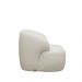 Kit 2 Poltronas Decorativas Charlote Sala de Estar Base Fixa Bouclê Off White G88 - Gran Belo