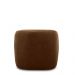Kit 2 Poltronas Decorativas Charlote Sala de Estar Base Fixa Couro Marrom Claro Manchado G88 - Gran Belo