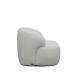 Kit 2 Poltronas Decorativas Charlote Sala de Estar Base Giratória em Aço Bouclê Cinza G88 - Gran Belo