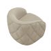 Kit 2 Poltronas Decorativas Clarke Linho Bege G45 - Gran Belo