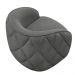 Kit 2 Poltronas Decorativas Clarke Linho Chumbo G45 - Gran Belo