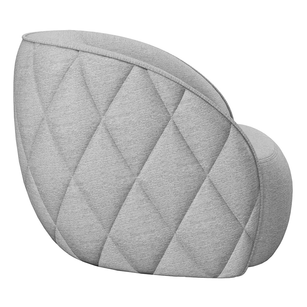 Kit 2 Poltronas Decorativas Clarke Linho Cinza G45 - Gran Belo