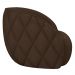 Kit 2 Poltronas Decorativas Clarke PU Marrom G45 - Gran Belo