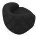 Kit 2 Poltronas Decorativas Clarke PU Preto G45 - Gran Belo